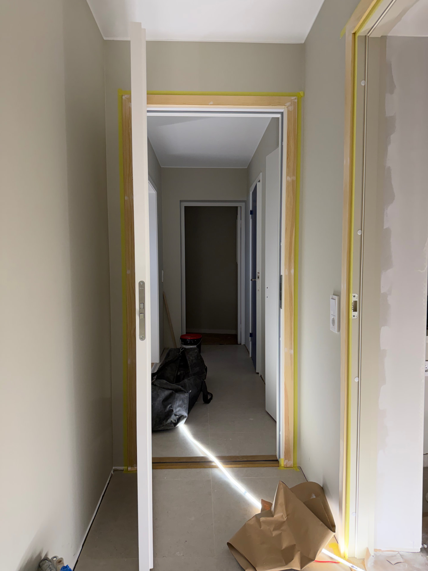 Före och efter målning – efter